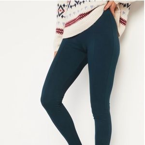 COPY - Old Navy High-Waisted Stevie Ponte-Knit Pants Dark Ivy NWT Large Petite …